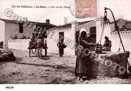 Ville de BREELESBAINS(LA), carte postale ancienne