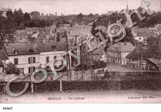 Ville de BROGLIE, carte postale ancienne