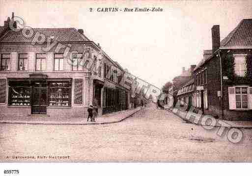 Ville de CARVIN, carte postale ancienne