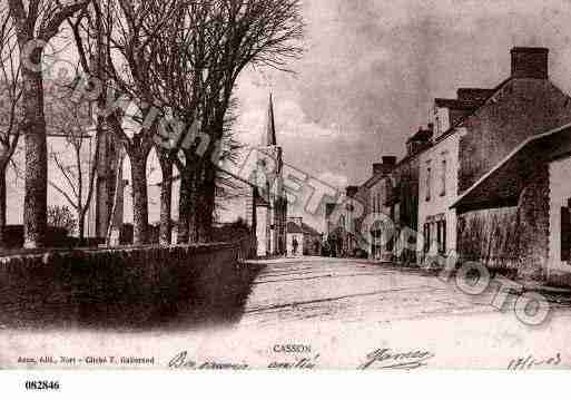 Ville de CASSON, carte postale ancienne Ville de CASSON, carte postale ancienne