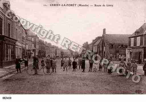 Ville de CERISYLAFORET, carte postale ancienne