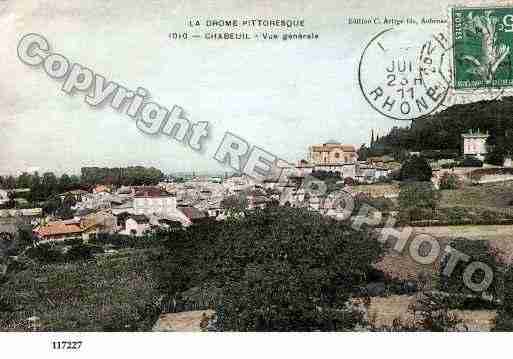 Ville de CHABEUIL, carte postale ancienne