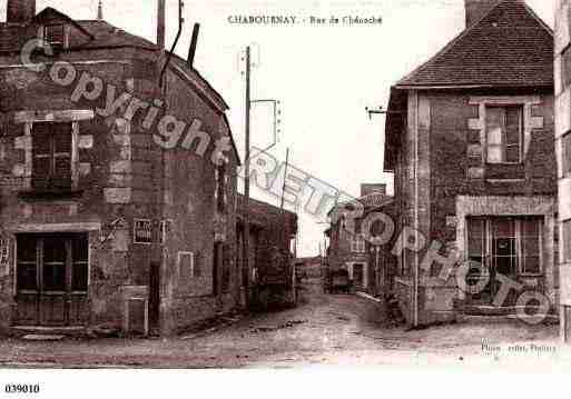 Ville de CHABOURNAY, carte postale ancienne