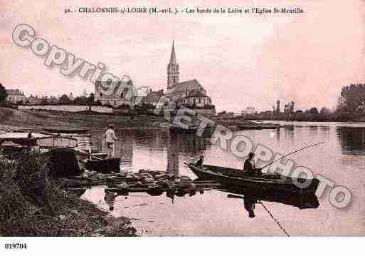 Ville de CHALONNESSURLOIRE, carte postale ancienne