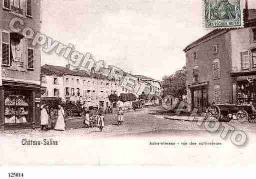 Ville de CHATEAUSALINS, carte postale ancienne