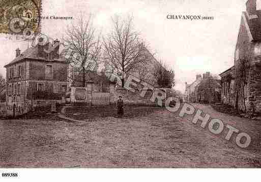 Ville de CHAVENCON, carte postale ancienne