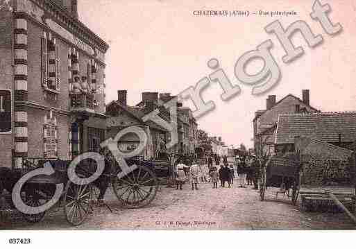 Ville de CHAZEMAIS, carte postale ancienne