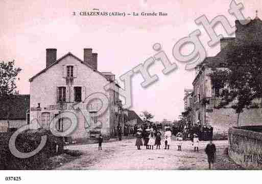 Ville de CHAZEMAIS, carte postale ancienne