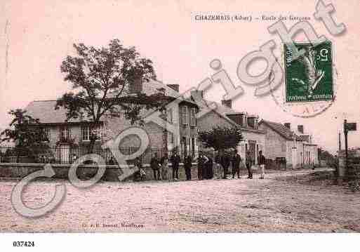 Ville de CHAZEMAIS, carte postale ancienne