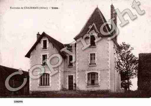 Ville de CHAZEMAIS, carte postale ancienne