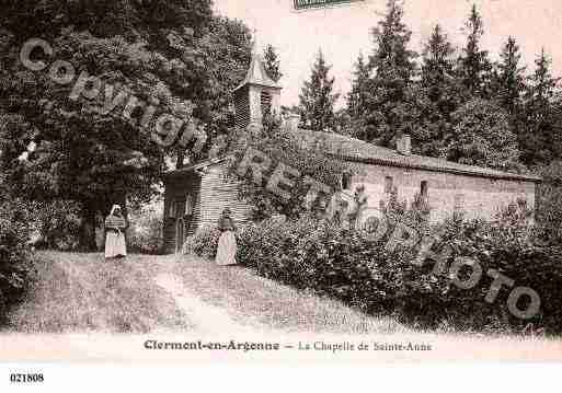 Ville de CLERMONTENARGONNE, carte postale ancienne