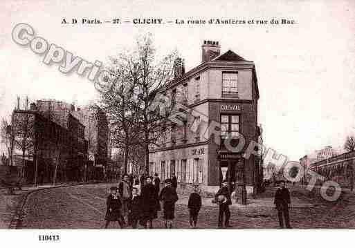 Ville de CLICHY, carte postale ancienne