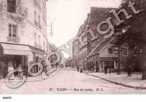 Ville de CLICHY, carte postale ancienne