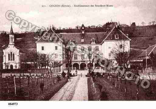 Ville de COGNIN, carte postale ancienne