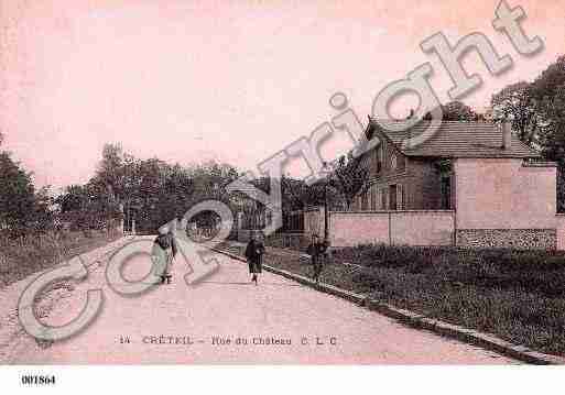 Ville de CRETEIL, carte postale ancienne