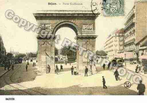 Ville de DIJON, carte postale ancienne