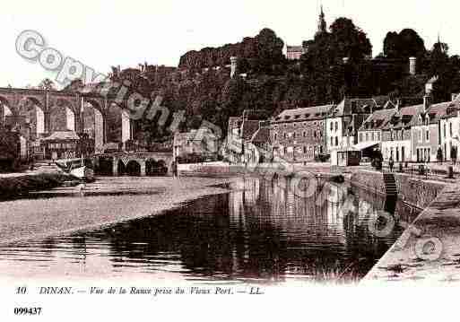 Ville de DINAN, carte postale ancienne