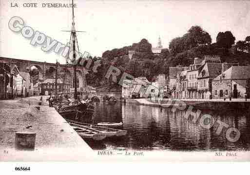 Ville de DINAN, carte postale ancienne