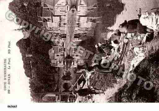 Ville de DINAN, carte postale ancienne