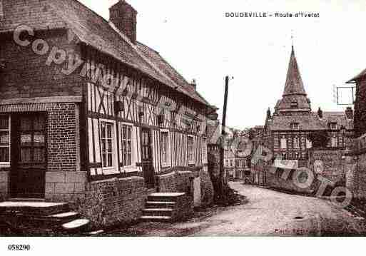 Ville de DOUDEVILLE, carte postale ancienne