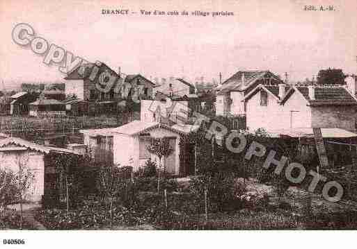 Ville de DRANCY, carte postale ancienne