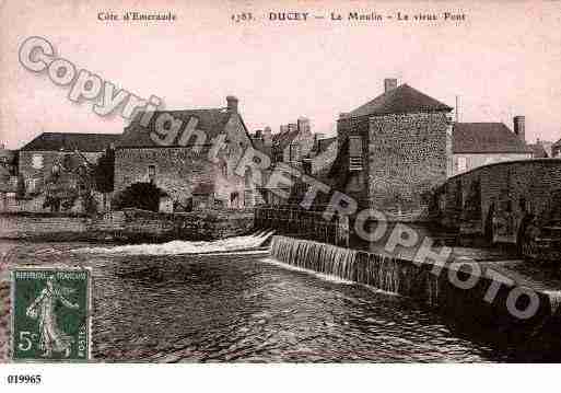 Ville de DUCEY, carte postale ancienne