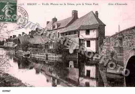 Ville de DUCEY, carte postale ancienne