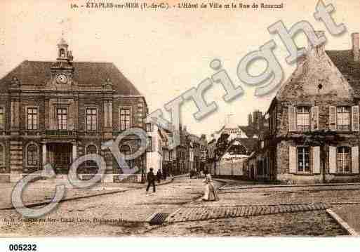 Ville de ETAPLES, carte postale ancienne