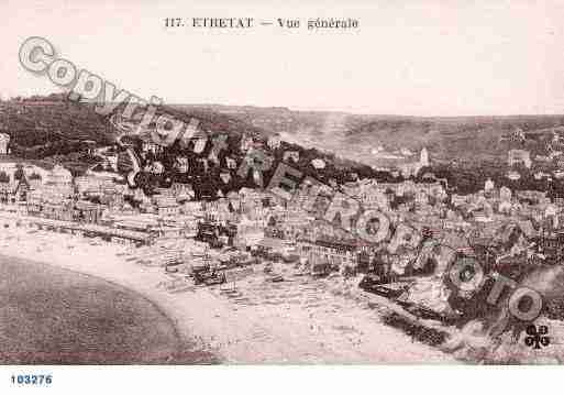 Ville de ETRETAT, carte postale ancienne