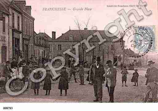 Ville de FRANCHESSE, carte postale ancienne