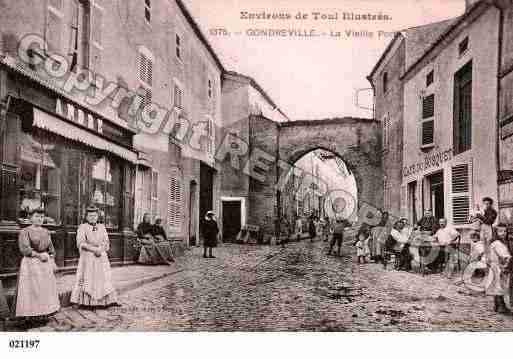 Ville de GONDREVILLE, carte postale ancienne