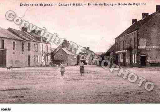 Ville de GRAZAY, carte postale ancienne Ville de GRAZAY, carte postale ancienne
