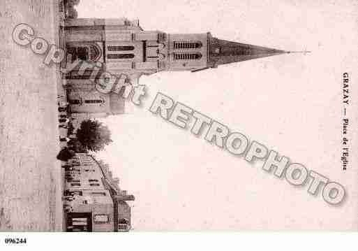 Ville de GRAZAY, carte postale ancienne Ville de GRAZAY, carte postale ancienne
