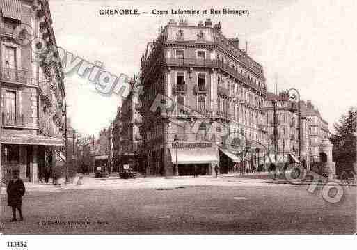 Ville de GRENOBLE, carte postale ancienne