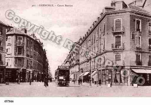 Ville de GRENOBLE, carte postale ancienne