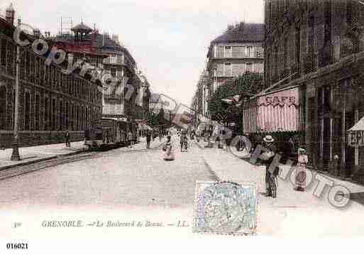 Ville de GRENOBLE, carte postale ancienne