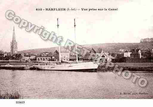 Ville de HARFLEUR, carte postale ancienne