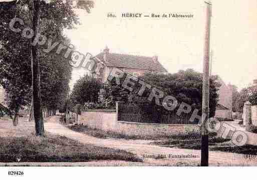 Ville de HERICY, carte postale ancienne