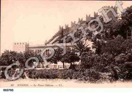 Ville de HYERES, carte postale ancienne