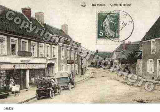 Ville de IGE, carte postale ancienne