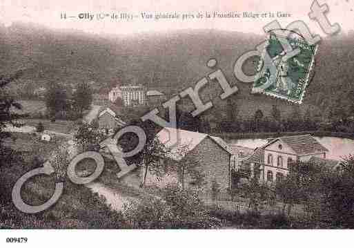 Ville de ILLY, carte postale ancienne