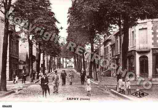 Ville de IMPHY, carte postale ancienne