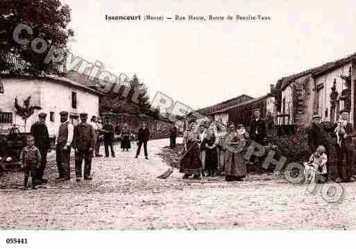 Ville de ISSONCOURT, carte postale ancienne