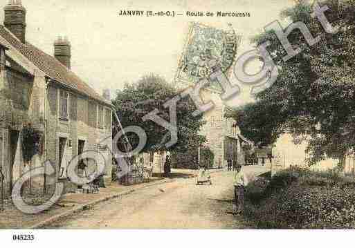 Ville de JANVRY, carte postale ancienne