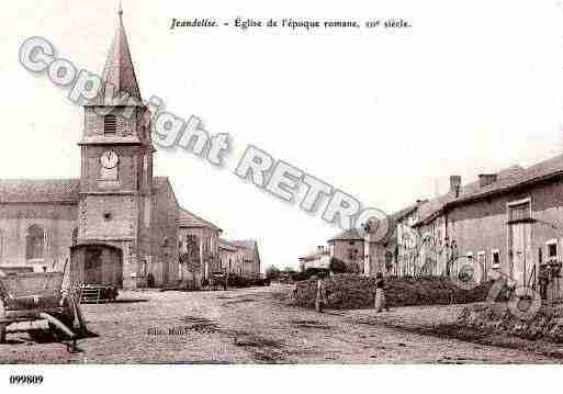 Ville de JEANDELIZE, carte postale ancienne