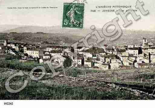 Ville de JOYEUSE, carte postale ancienne