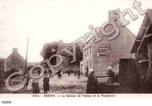 Ville de KERIEN, carte postale ancienne