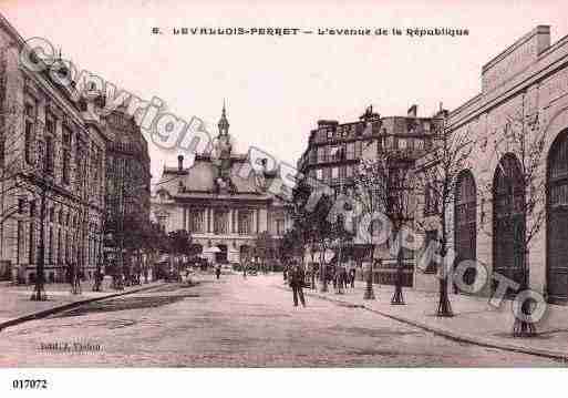 Ville de LEVALLOISPERRET, carte postale ancienne