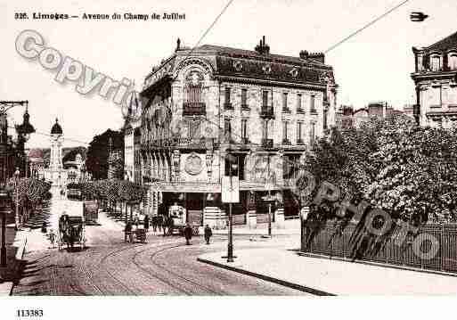 Ville de LIMOGES, carte postale ancienne