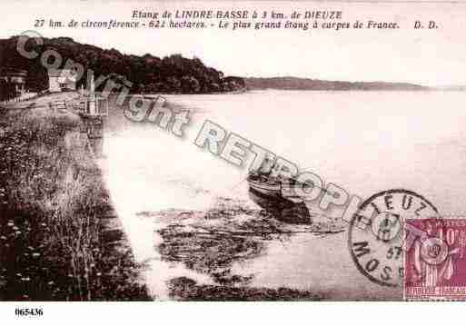 Ville de LINDREBASSE, carte postale ancienne